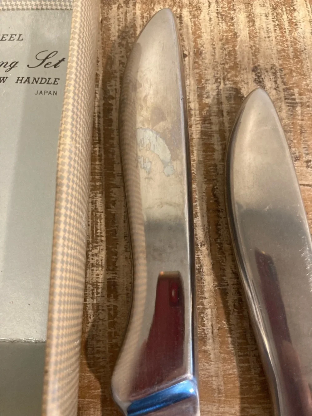 Retro 3-Piece Carving Set - Stainless Steel - Japan